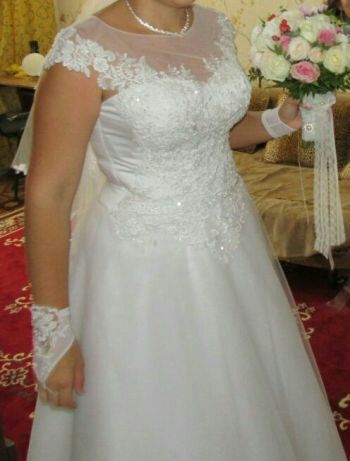 Фото 3. Продаётся красивое свадебное платье, не венчанное