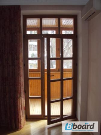 Фото 2. Окна деревянные, остекление балкона, установка окон