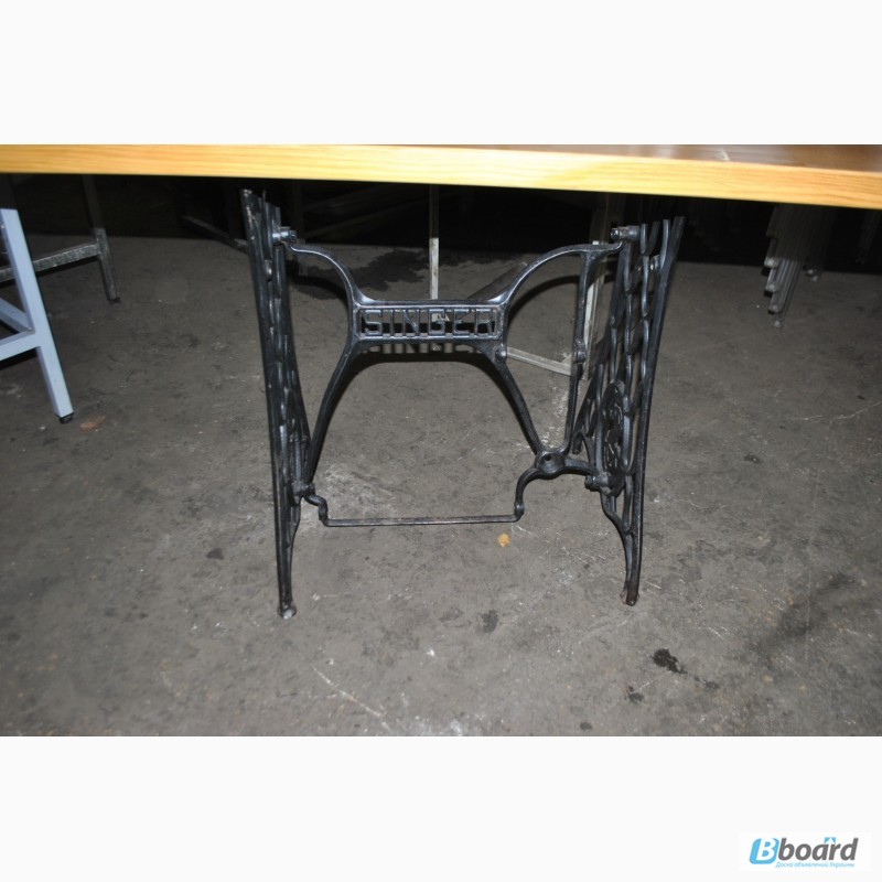 Фото 3. Столы бу на чугунной ноге зингер для кафе ресторан