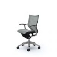Кресло офисное OKAMURA CP Light grey, серебряная